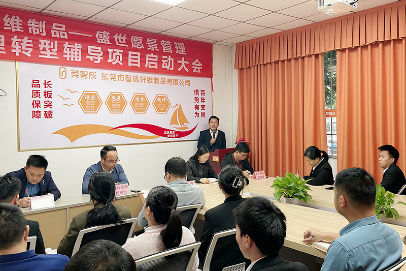 智成總經(jīng)理吳總致辭