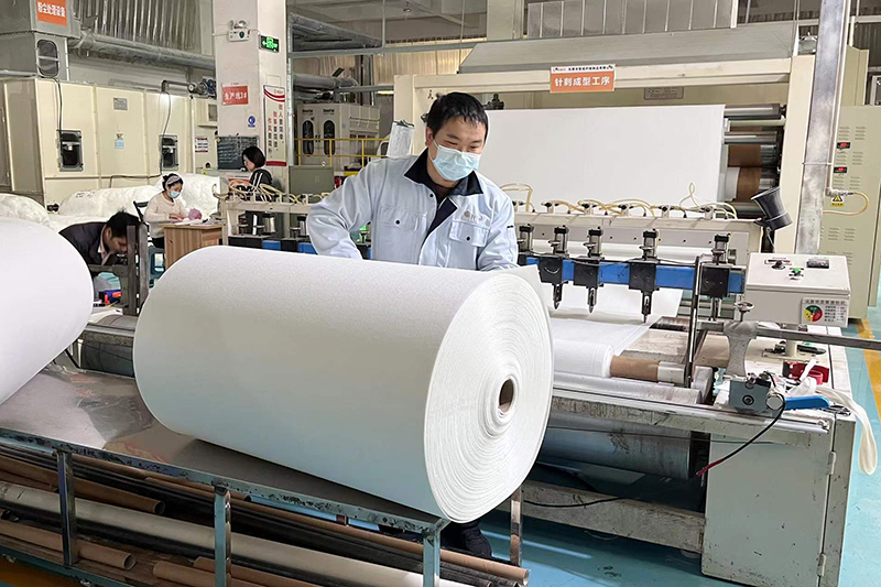 空調過濾棉的工藝流程